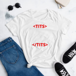 TITS TITS funny Women's T-Shirt