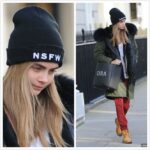 NSFW beanie hat Cara Delevingne