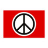 Peace Flag Stop War sticker