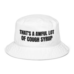 Cough Syrup bucket hat (embroidered text) - Image 5