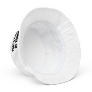 Alternative view of Cough Syrup bucket hat (embroidered text)
