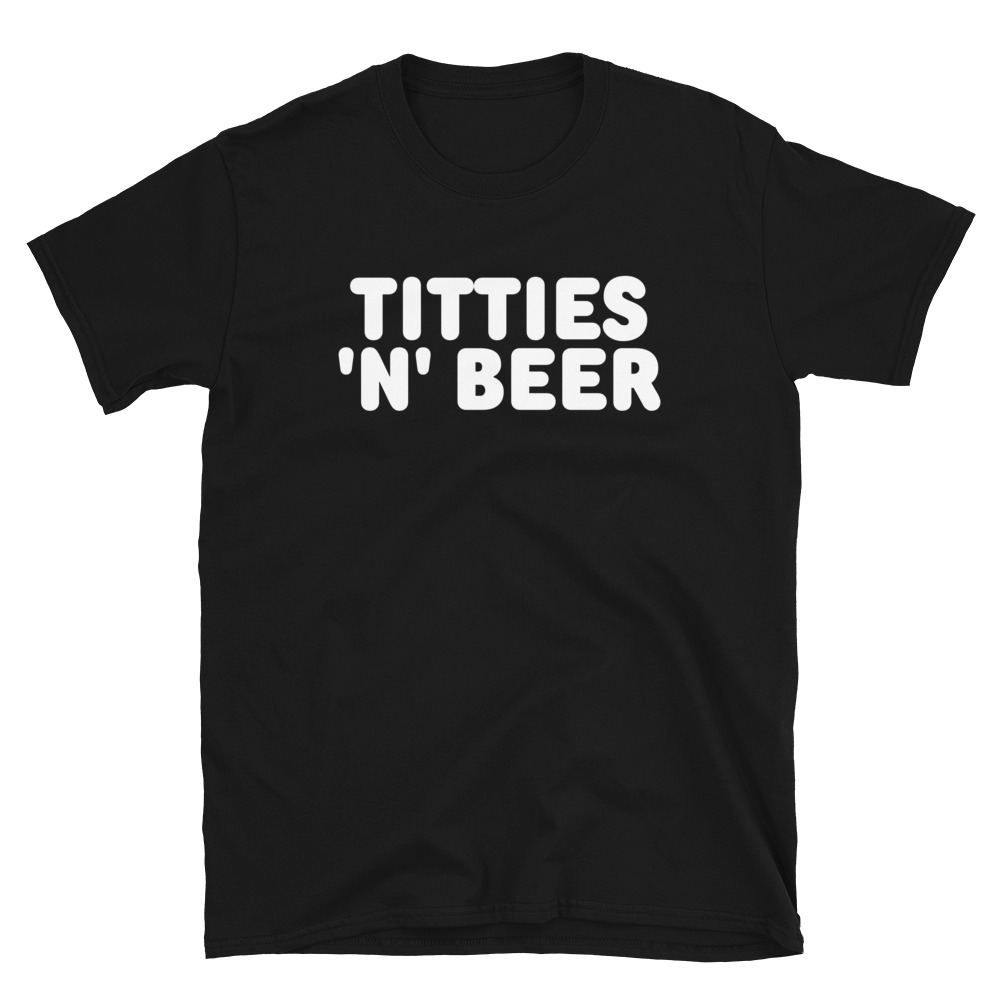 TITTIES N BEER Frank Zappa shirt