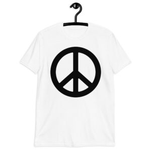 Big Black Peace Sign T-Shirt