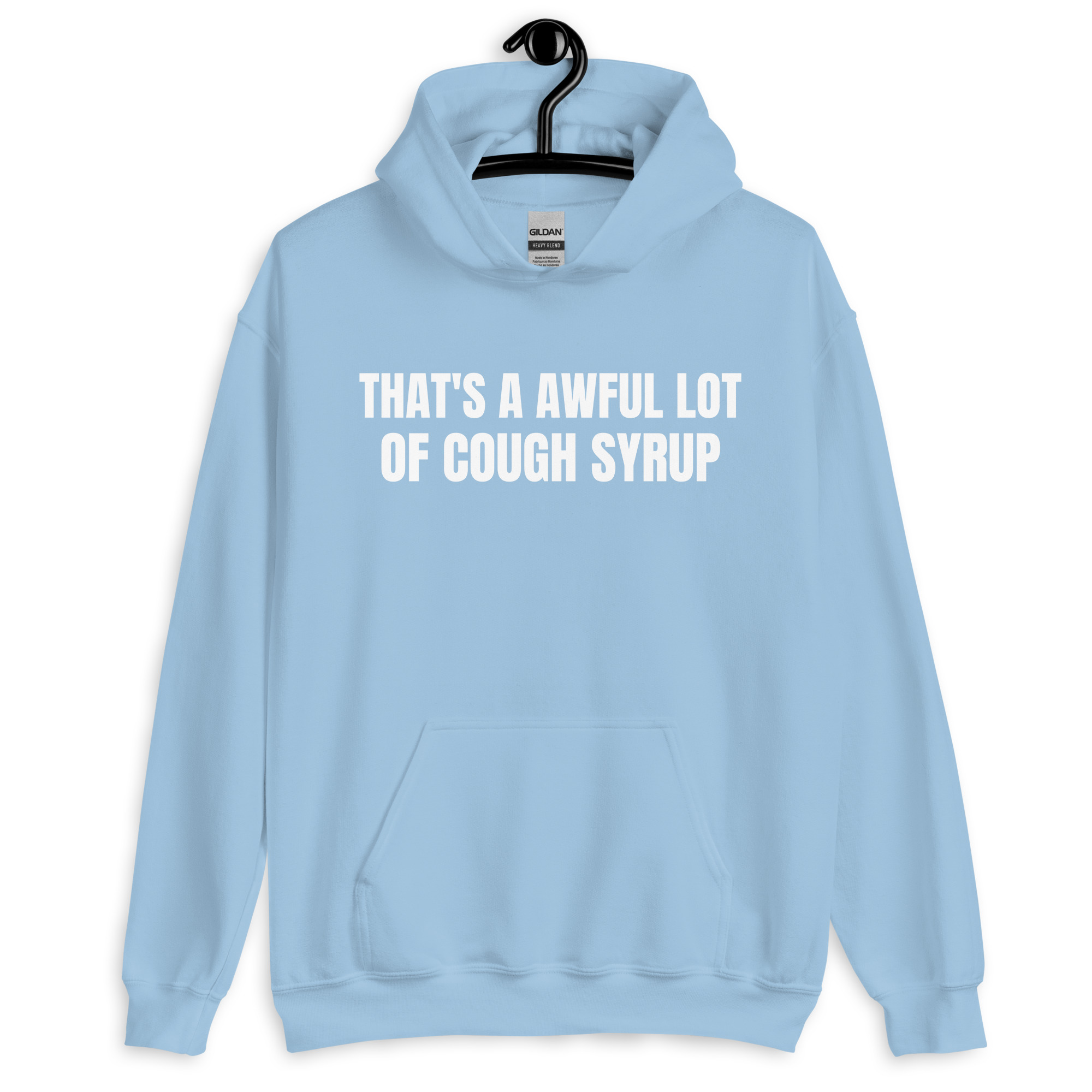 Awful light blue online hoodie