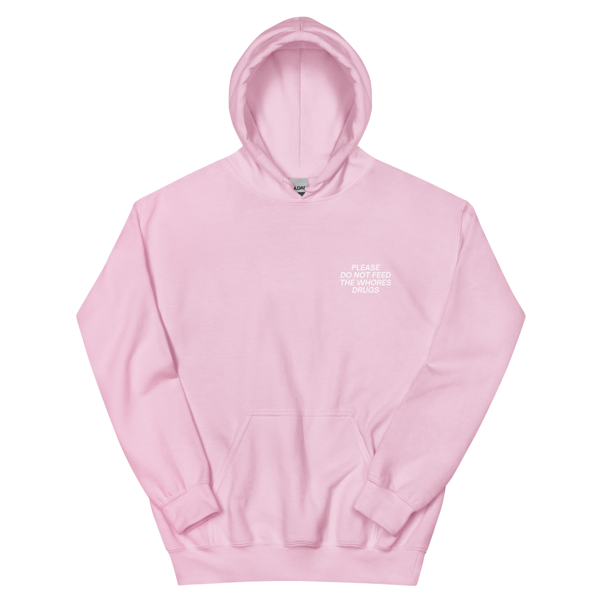 PLEASE DO NOT FEED THE WHORES DRUGS (Front + Back) Hoodie - Image 19