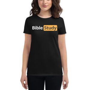 Bible Study pornhub parody T-shirt