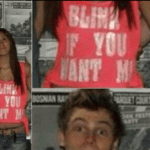 Blink If You Want Me shirt meme sexy chick. PYGear.com
