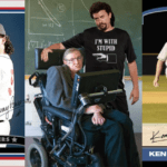 Kenny Powers baseball cards vs Stephen Hawking 160 IQ. PYGear.com