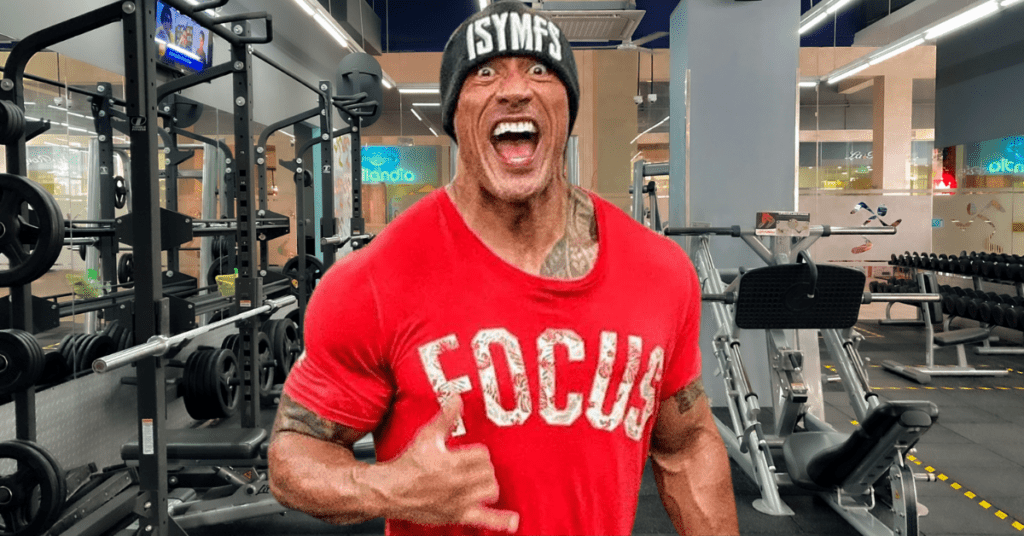 the rock working out 2022