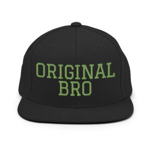 Riddle ORIGINAL BRO Hat (embroidered green text)