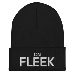 Rihanna On Fleek beanie hat (embroidered)