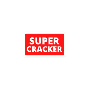 SUPER CRACKER Bottleneck sticker