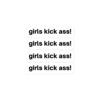 GIRLS KICK ASS Sticker Pack