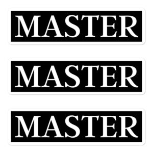 MASTER Sticker Pack