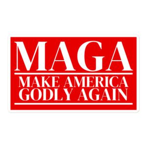 MAGA Make America Godly Again sticker