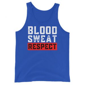 The Rock Blood Sweat Respect tank top