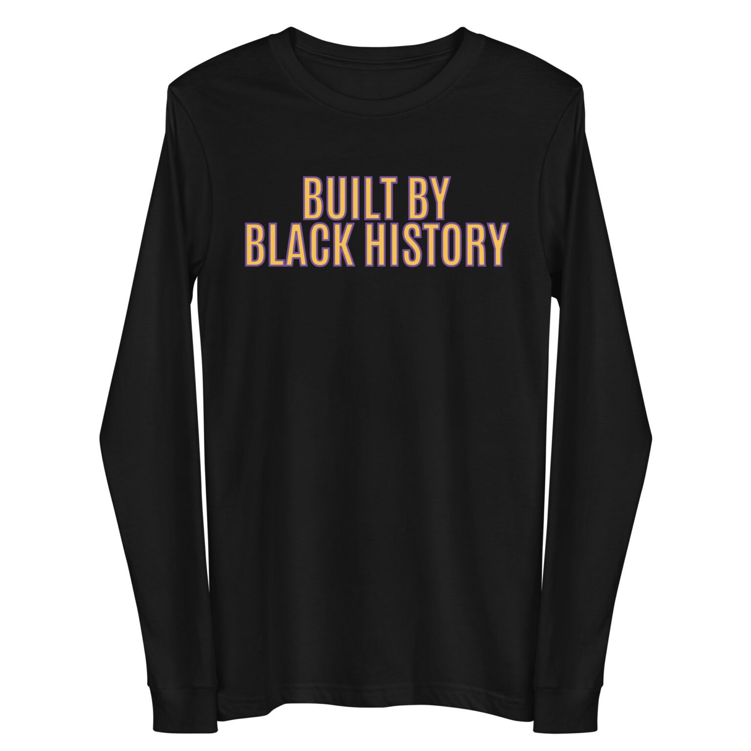 BUILT BY BLACK HISTORY Long Sleeve Tee - PYGear.com