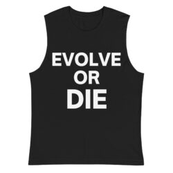 Lily Tomlin ‘Evolve or Die’ sleeveless shirt