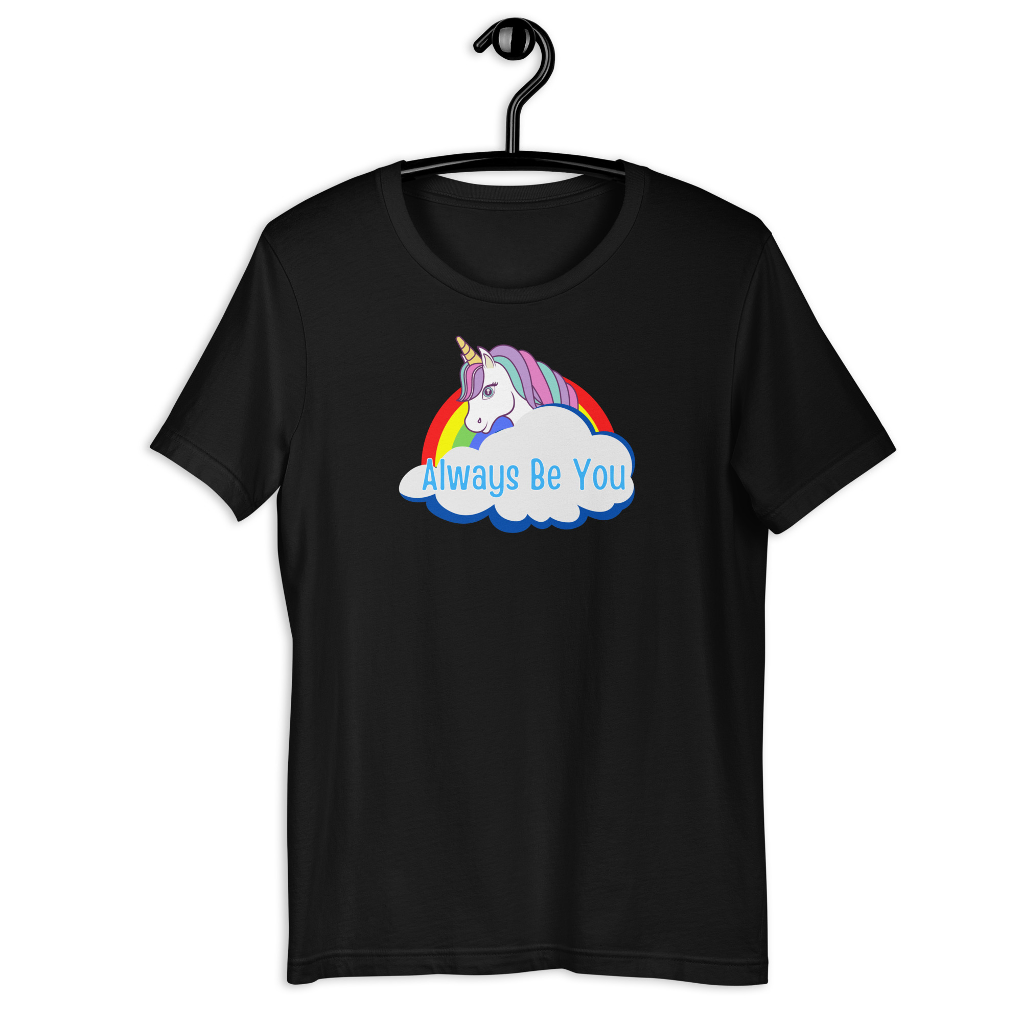 Central Intelligence Unicorn Rainbow Cloud t-shirt - Image 6