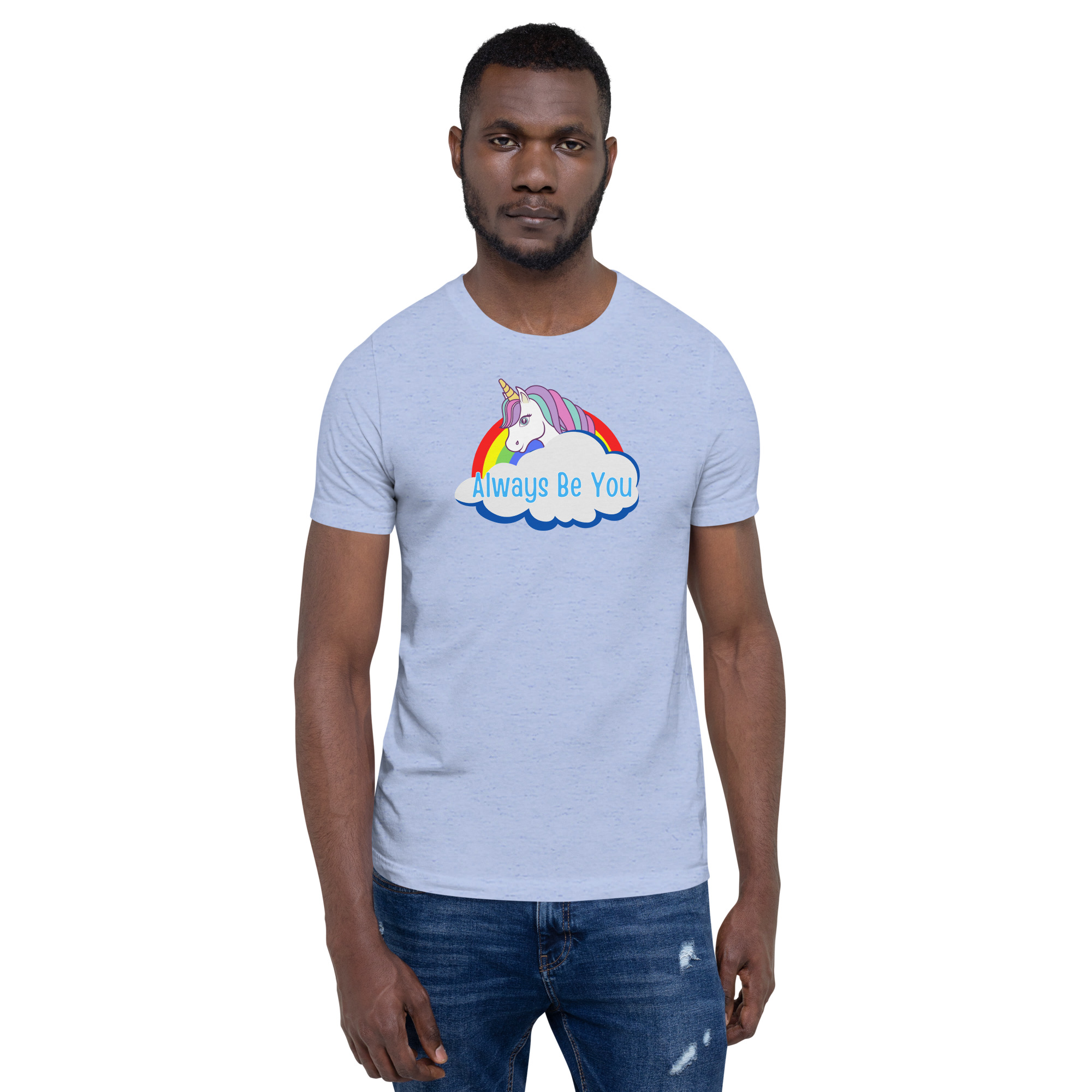 Central Intelligence Unicorn Rainbow Cloud t-shirt - Image 5