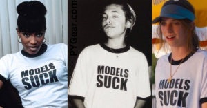 MODELS SUCK T-Shirt Naomi Campbell, Davide Sorrenti & Eleanor. PYGear.com