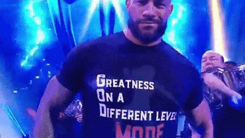 Roman Reigns GOD MODE Greatness On A Different Level T-Shirt GIF