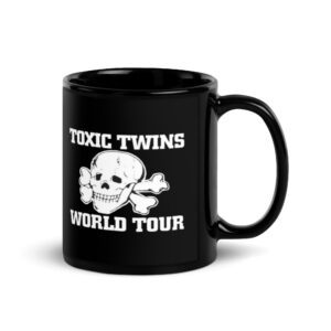 TOXIC TWINS WORLD TOUR Mug Skull Crossbones (Both Sides)