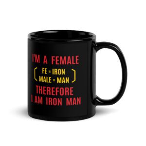 Female Equals Iron Man Coffee Mug