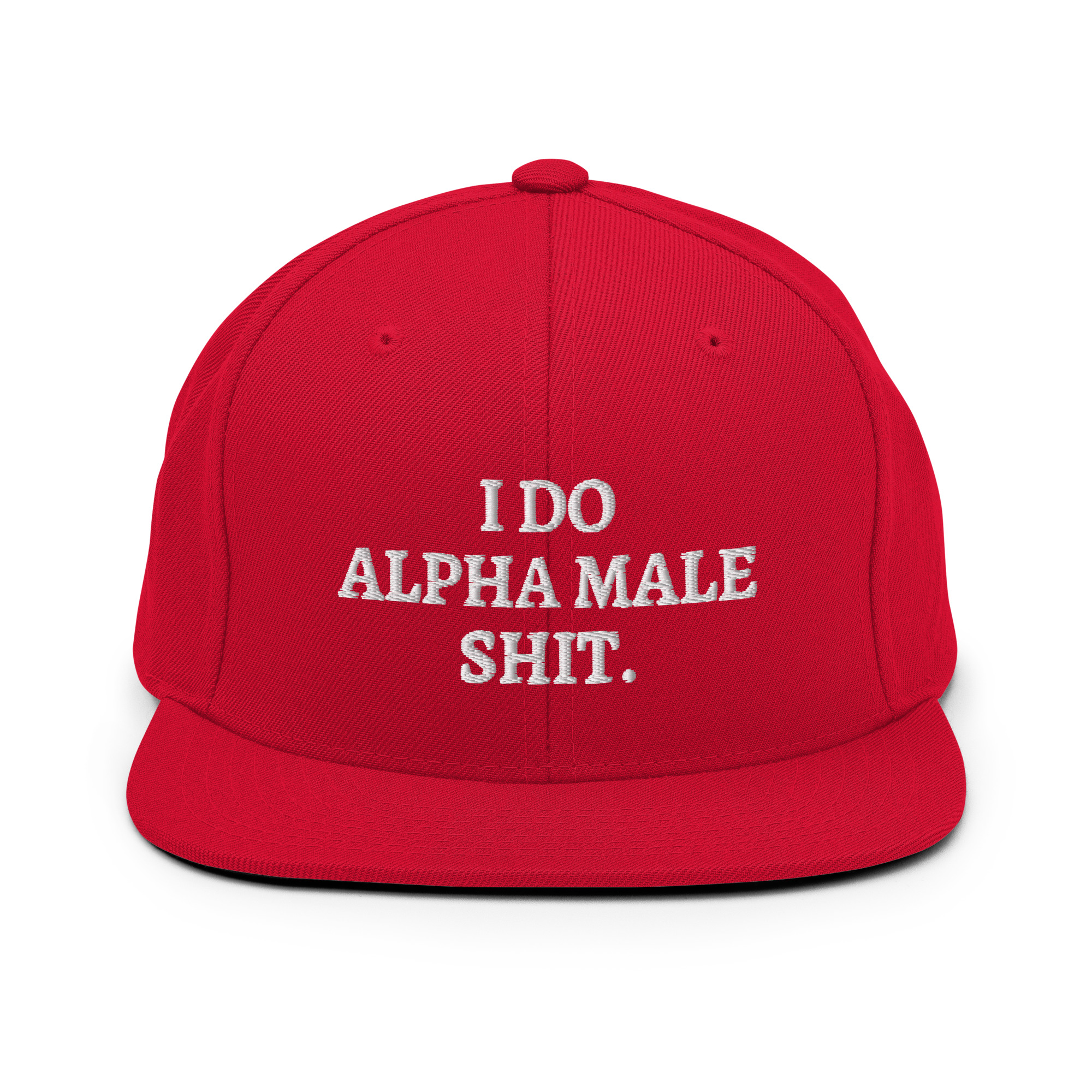 I DO ALPHA MALE SHIT Hat (Embroidered) - Image 5
