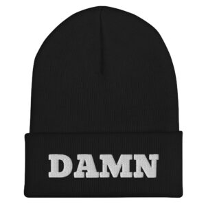Alternative view of Ron Simmons DAMN Beanie Hat (Embroidered)