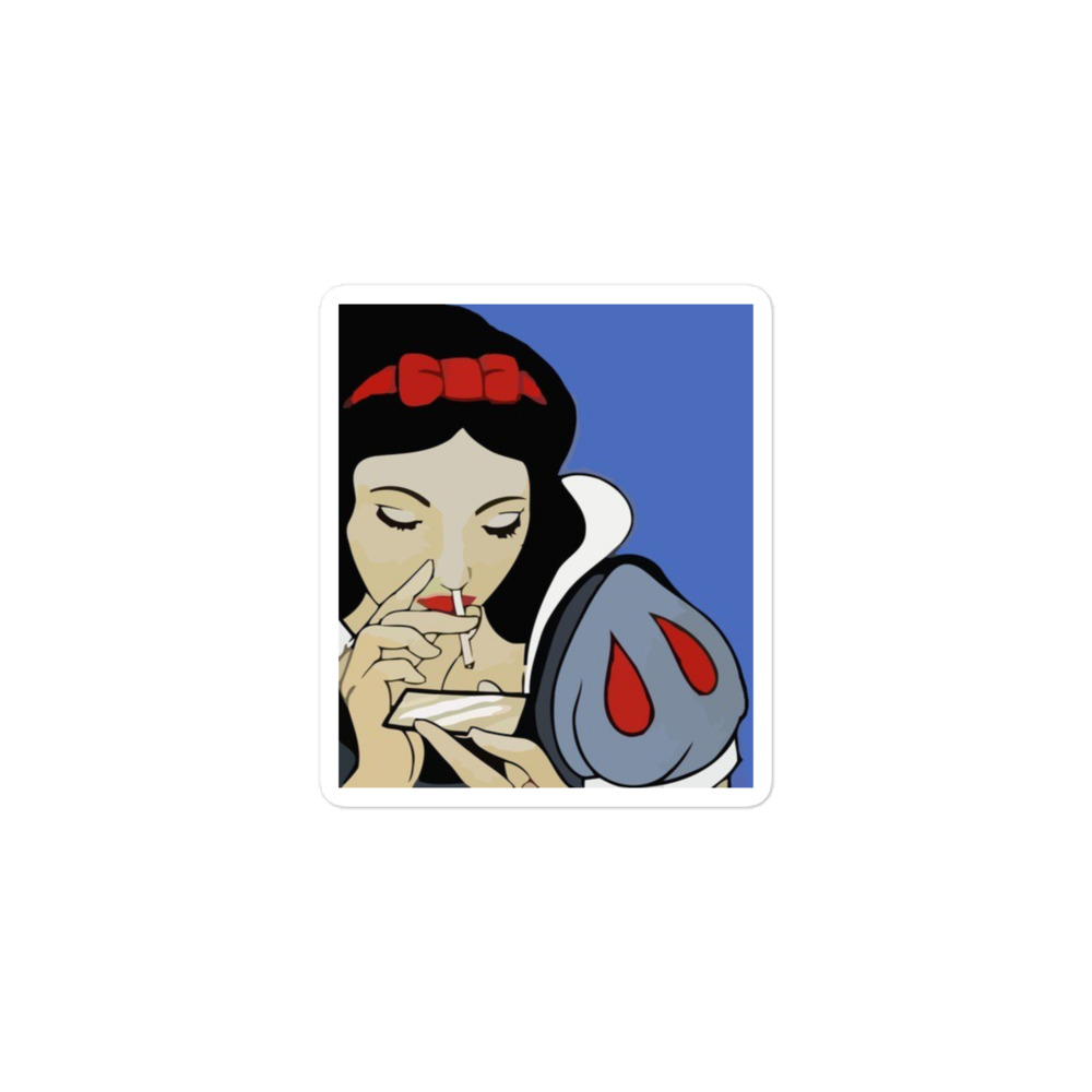 Snow White Cocaine sticker - Image 2