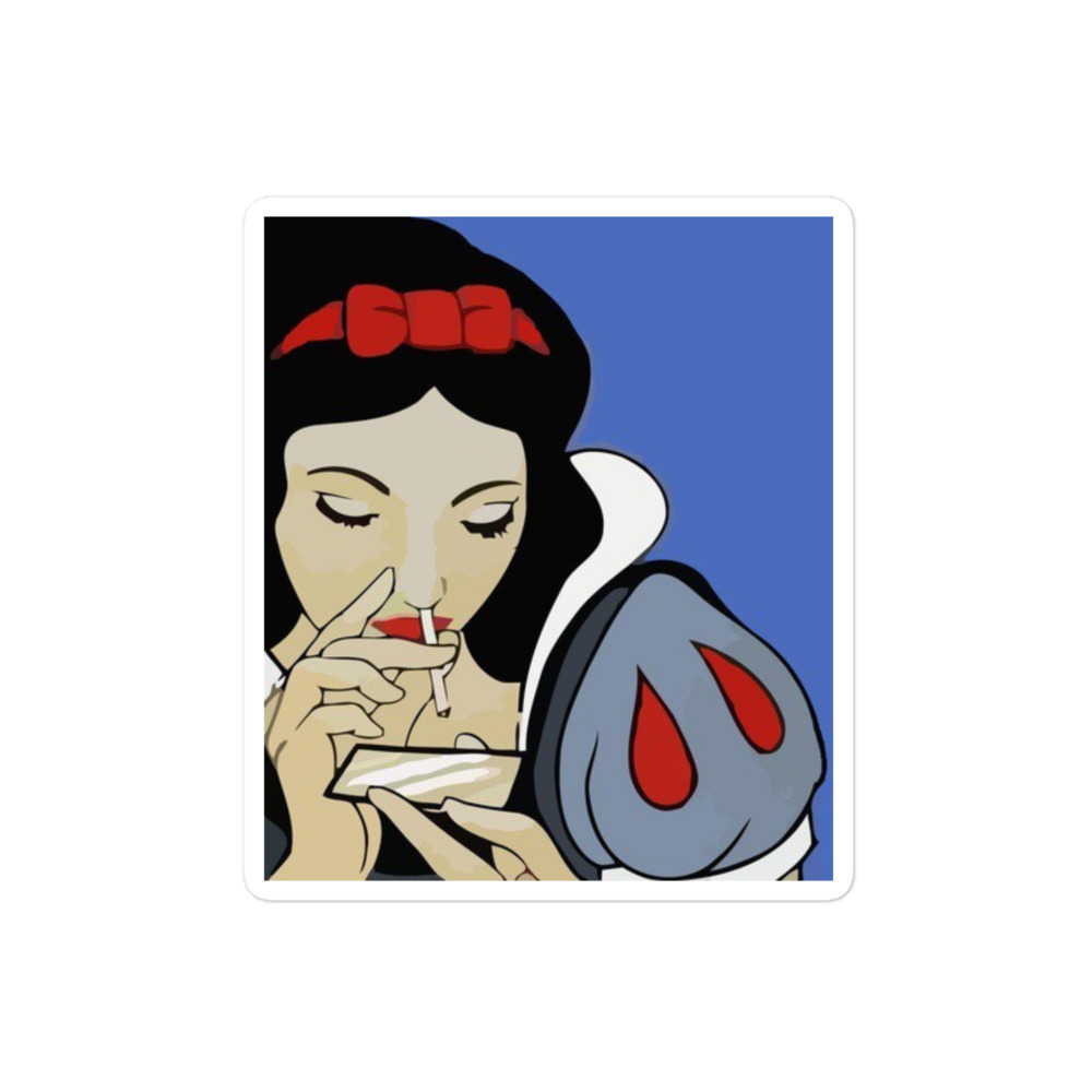 Snow White Cocaine sticker - Image 3