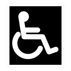 Handicapped Icon sticker