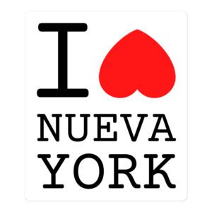 I Heart Nueva York | I Red Heart Love NY New York City NYC sticker
