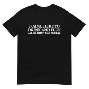 I CAME HERE TO DRINK AND FUCK T-Shirt