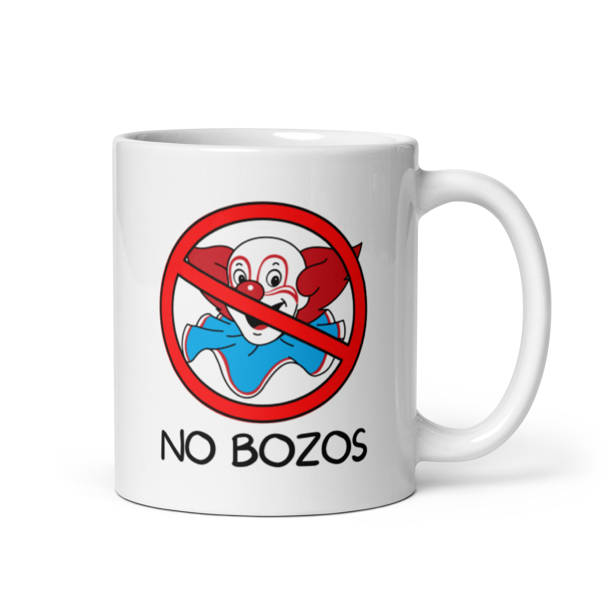 NO BOZOS mug - Eddie Van Halen