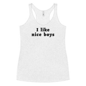 I Like Nice Boys, I Love Bad Boys Funny Tank Top, Britney Spears, Celebrity Shirt