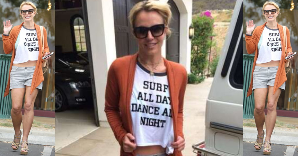 Britney Spears shirt Surf All Day Dance All Night. PYGear.com