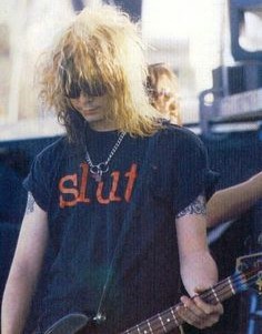 Duff McKagan SLUT t-shirt GNR. PYGear.com