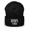 REBEL 4 Life Beanie hat (embroidered)