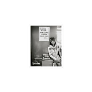 Alternative view of Keith Richards Drug Free America sticker
