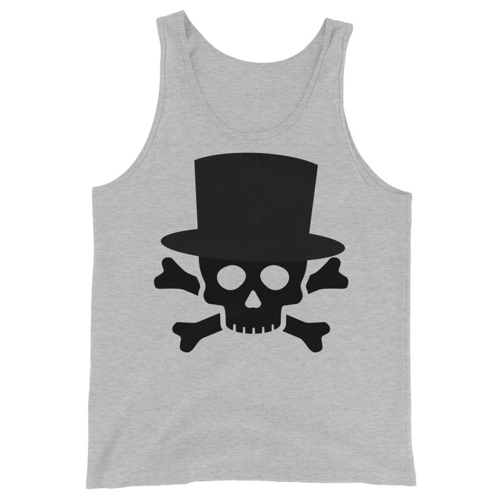 Skull and Bones with Top Hat Tank Top - Image 6