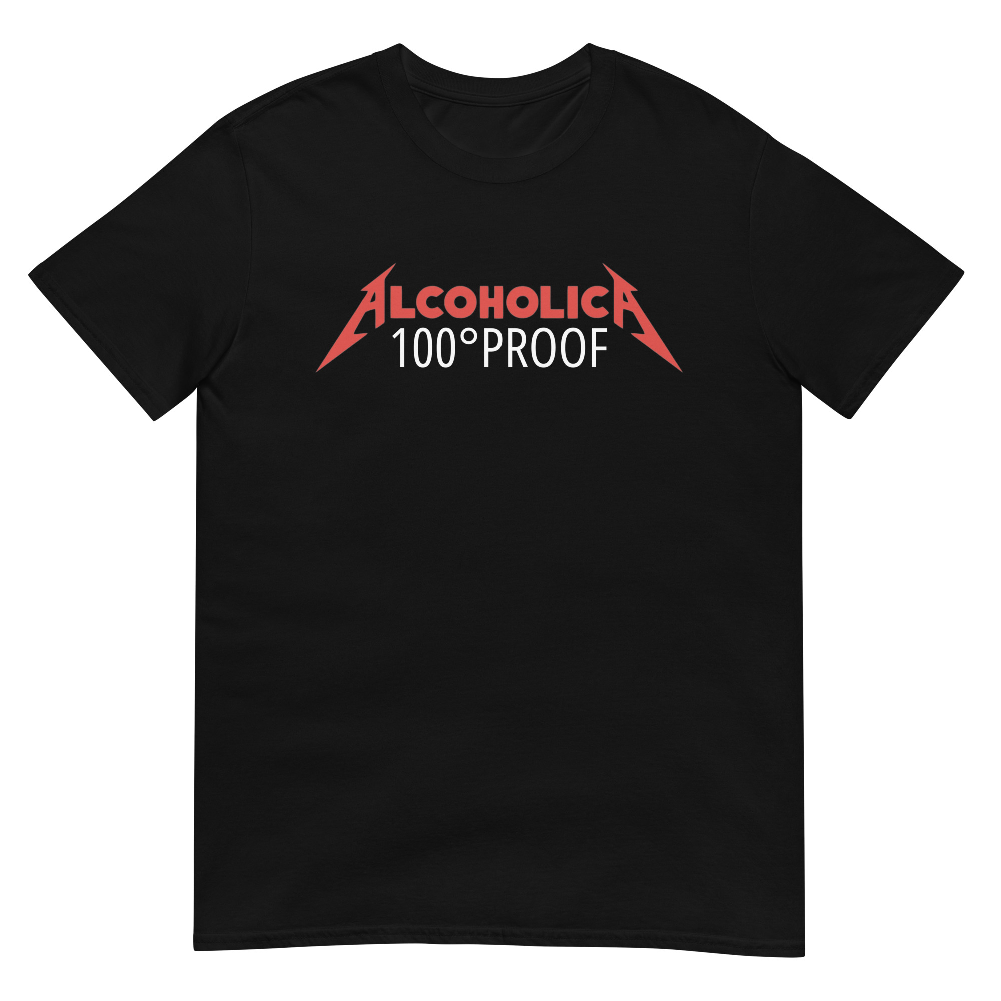 AlcoholicA 100 Proof T-Shirt - Image 2