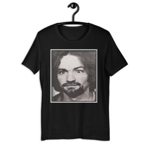 Axl Rose Charles Manson Mugshot t-shirt