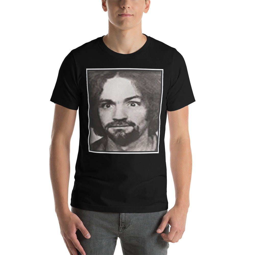 Axl Rose Charles Manson Mugshot t shirt PYGear