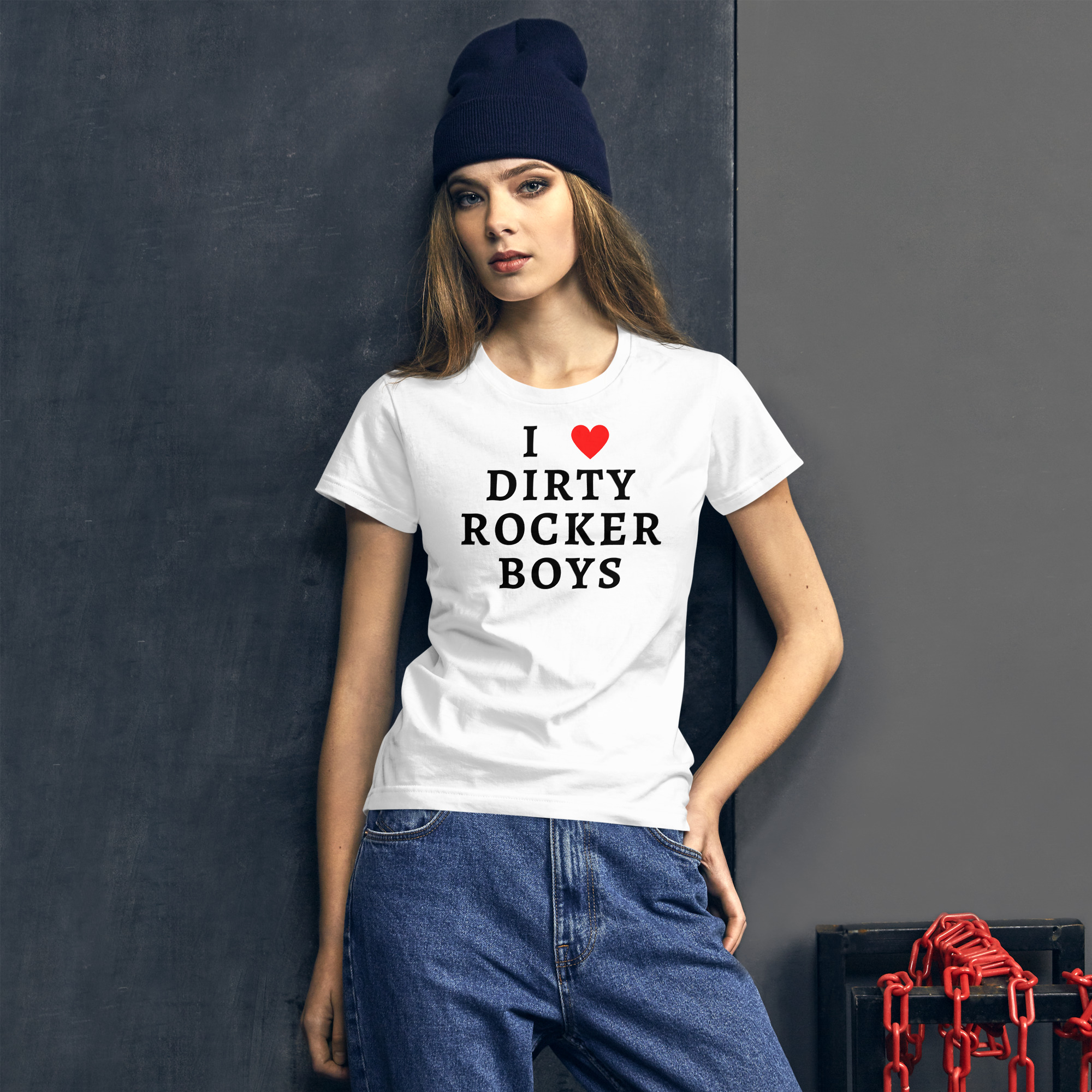I HEART DIRTY ROCKER BOYS Women's t-shirt - Image 4