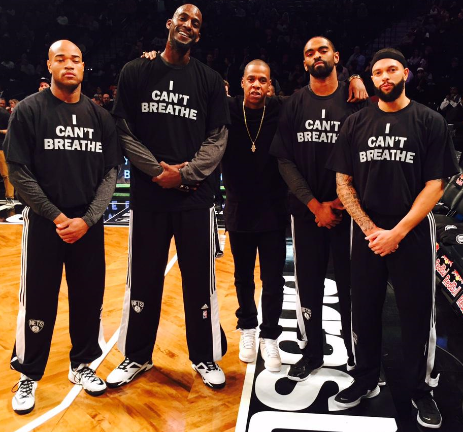 I Can't Breathe t-shirts Jay-Z and the Brooklyn Nets. PYGear.com
