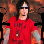 Nikki Sixx - HAVE A NICE DAY Red Devil T-Shirt. PYGear.com
