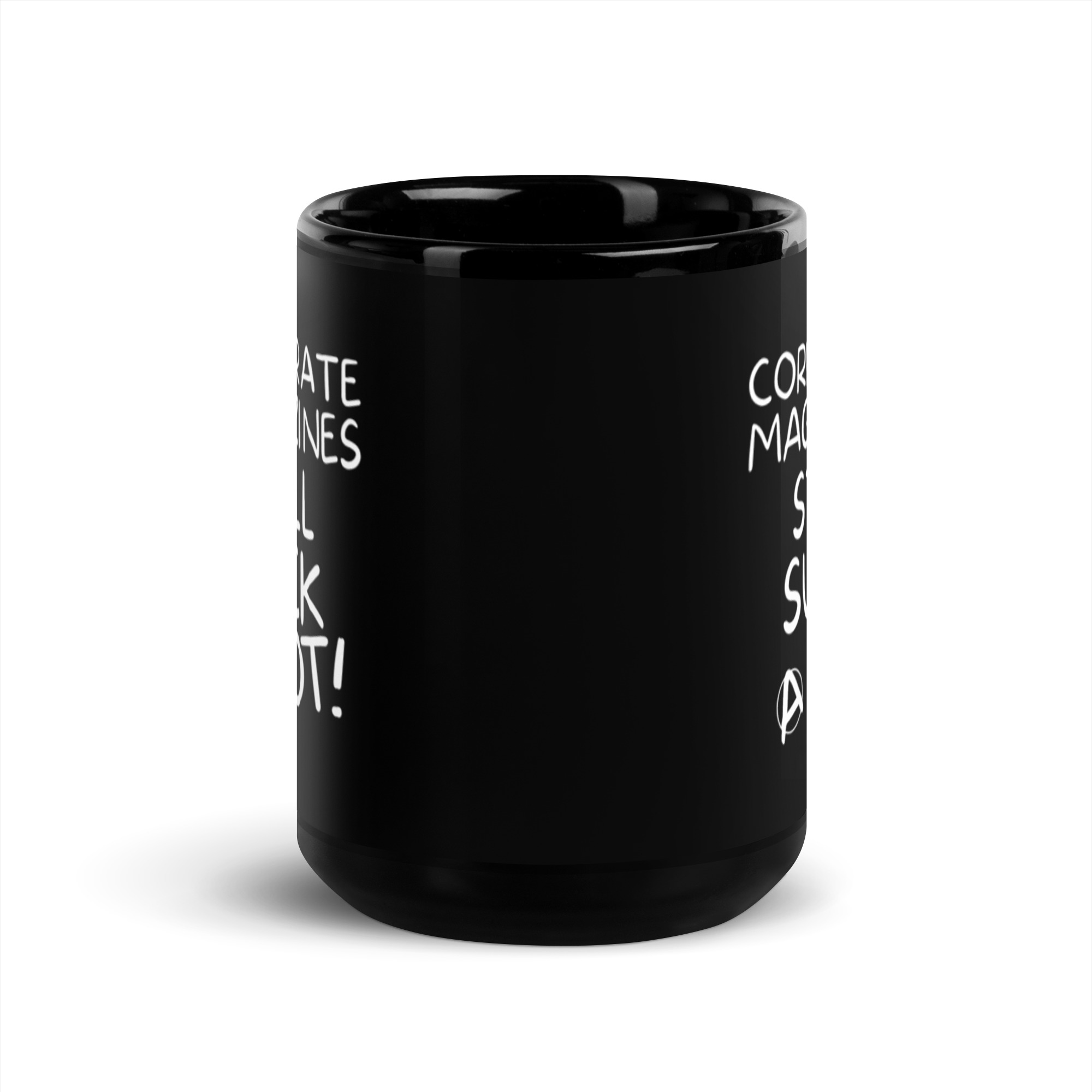 Corporate Magazine Still Suck A Lot Black Coffee Mug - Image 6