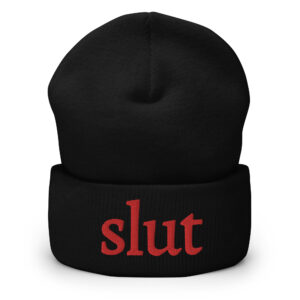 SLUT Beanie Hat (Embroidered)